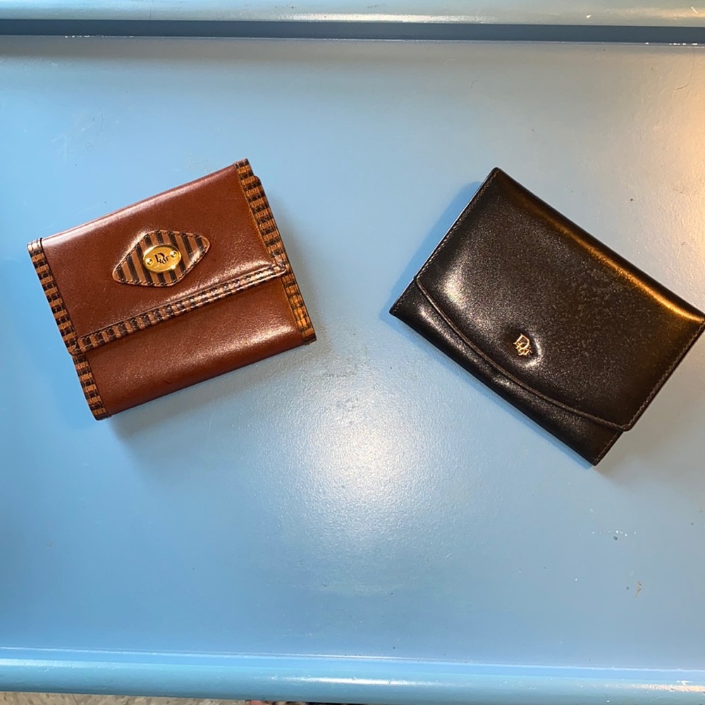 2 Vintage ladies Christian Dior wallets